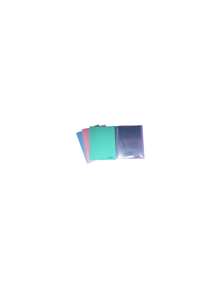 Presentatiealbum A4 PP5 Pastel 40 hoezen / 80 zichten Geassorteerd