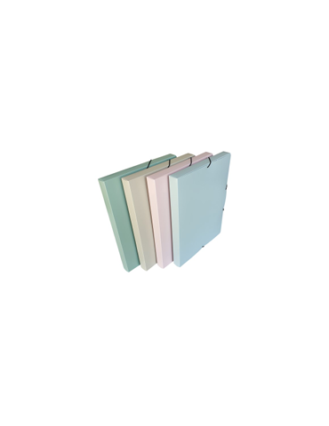 Elastobox A4 - Dos 25 mm - PP Smooth Rose