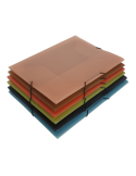 Farde + Elast. A3 PP Terra Tr. Assorti