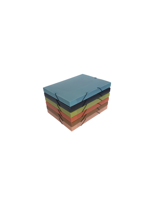 Elastobox A4 25mm PP Terra Tr. Geassorteerd