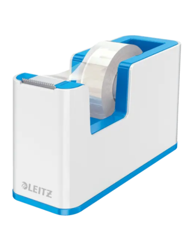 Leitz Wow dévidoir avec ruban adhésif inclu blanc/bleu