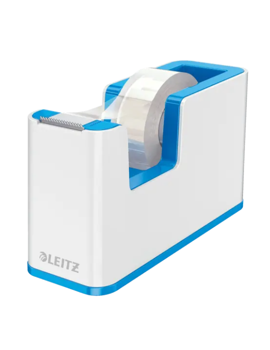 Leitz Wow plakbandhouder incl plakband wit/blauw
