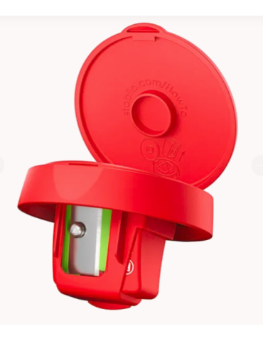 woody 3 en 1 box sharpener rouge 2