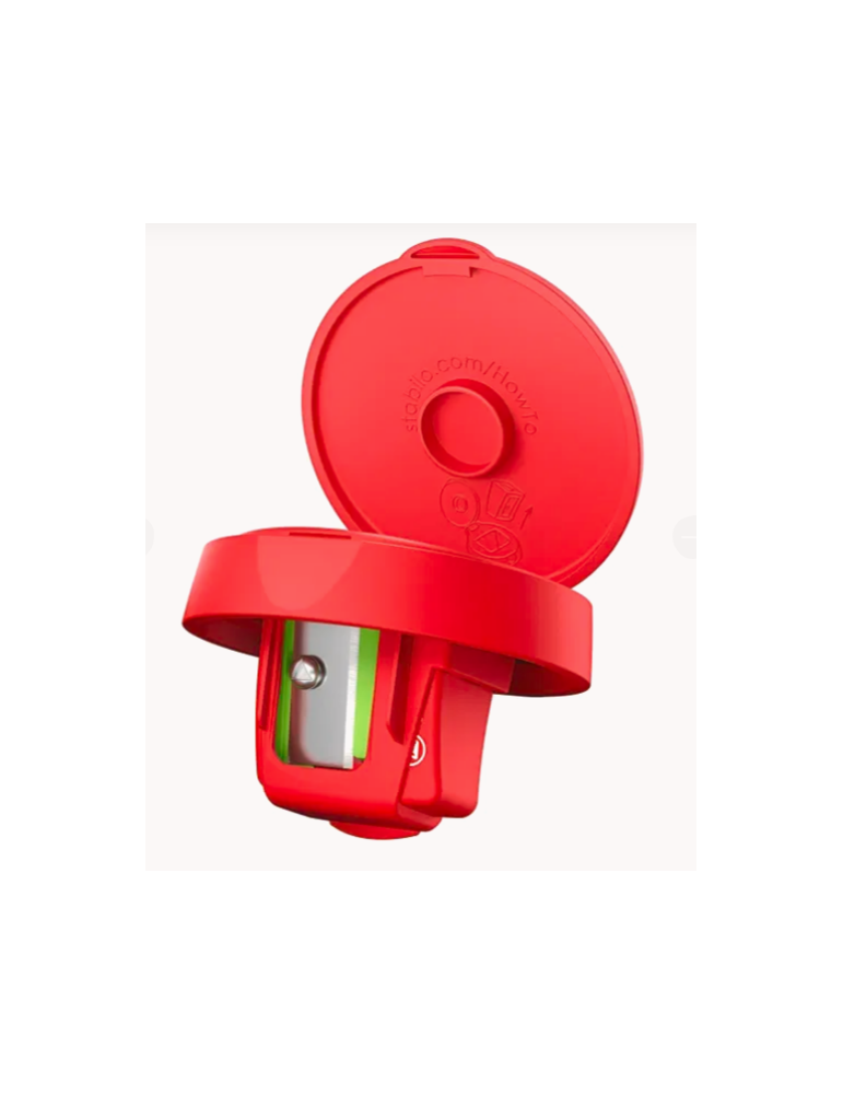 woody 3 en 1 box sharpener rouge