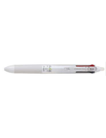 Frixion Ball 4 couleurs - Corps Blanc - Pointe fine