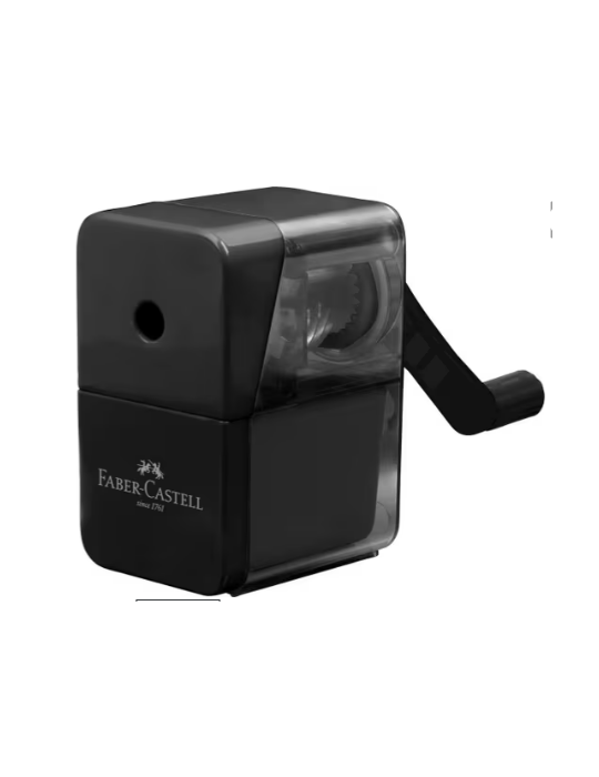 Taille-crayon Faber-Castell modèle de table adapté pour crayons.