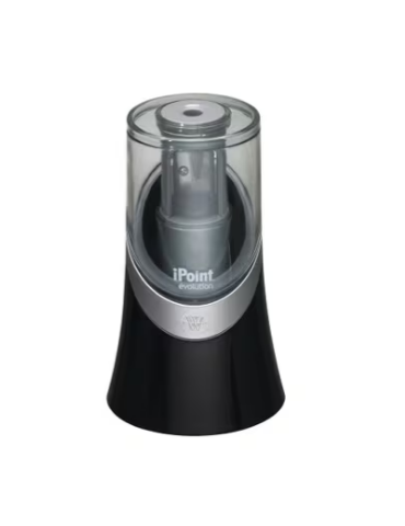 Taille-crayon Westcott iPOINT Evolution noir électrique piles non incl