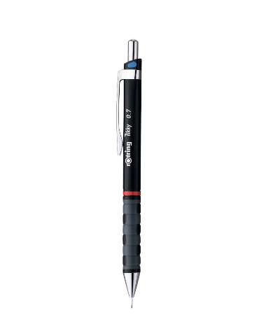 TIKKY BURGUNDY MECHANICAL PENCIL 0,5MM-HB  + KLEURCODE BRUIN / + CODE