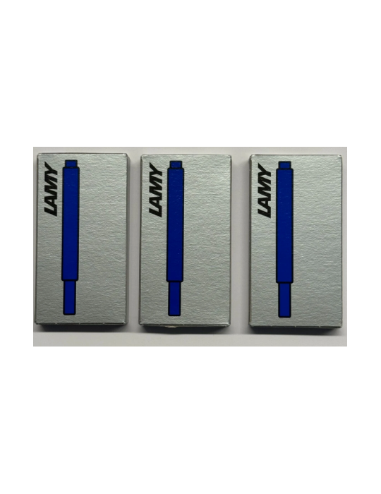 Cartouche d'encre LAMY T10 bleu effaçable pour stylo plume 3x5