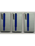 Cartouche d'encre LAMY T10 bleu effaçable pour stylo plume 3x5