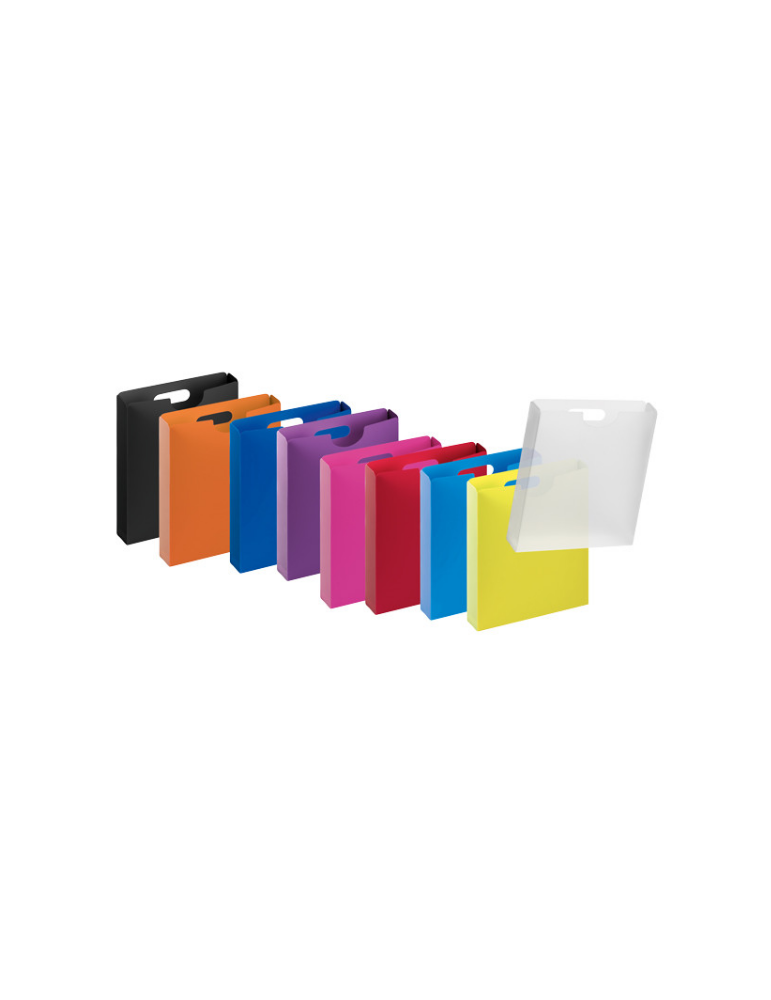 DOCUBOX A4 TREND OUVERTURE HAUT TURQUOISE
