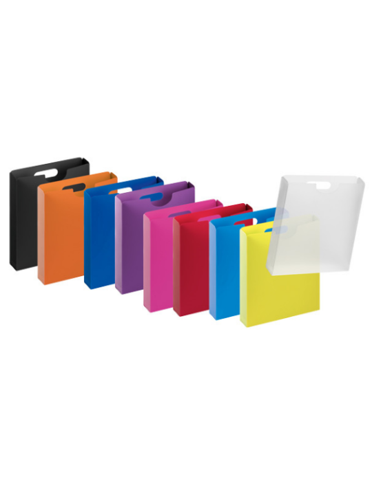 DOCUBOX A4 TREND OUVERTURE HAUT TURQUOISE