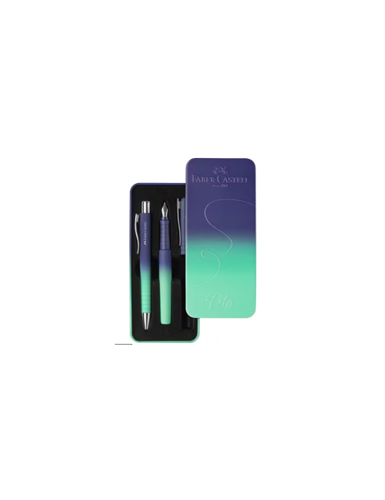 Stylo à bille et stylo plume FC Poly Pen dans la boîte cadeau Buzzing