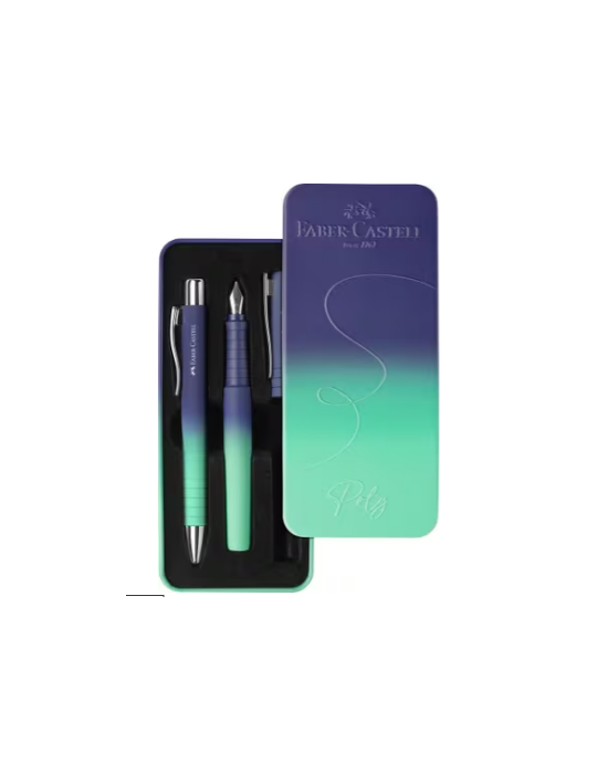 Stylo à bille et stylo plume FC Poly Pen dans la boîte cadeau Buzzing