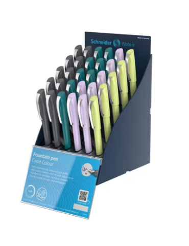 Stylo plume Schneider Ceod Colour SIS présentoir 30 pièces Anglais