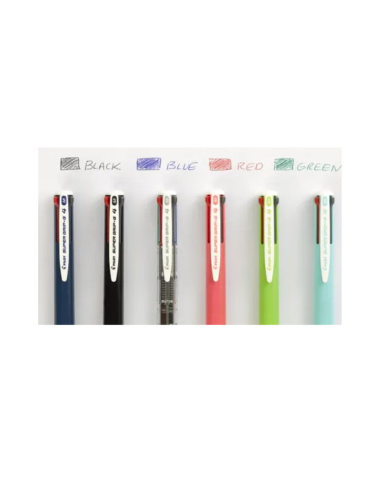 Super Grip G  4 couleurs moyen corps transparant