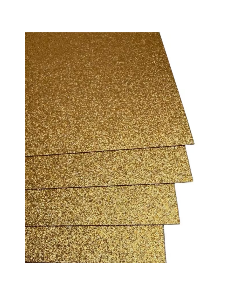 Glitterkarton Kangaro brons 50x70cm pak à 10 vel
