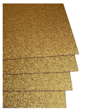 Glitterkarton Kangaro brons 50x70cm pak à 10 vel