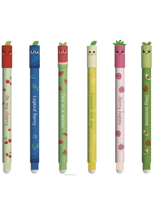 Stylo gel Eberhard Faber ENuity Erase-It 36 pièces exposées (cerise, p
