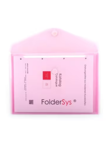 A4 Velcro Enveloppe Rouge