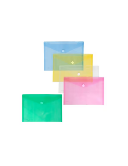 Enveloppes A4 Assortis+Velcro