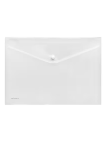 Pochette bouton pression transparente A4 40111-00