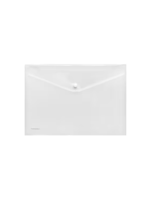 Pochette bouton pression transparente A4 40111-00