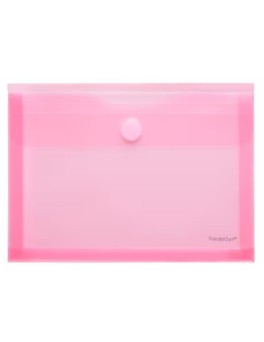 Enveloptas A5 Velcro met Balg Rood 40114-84