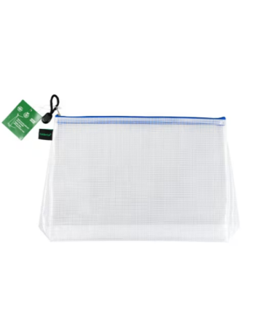 Enveloppe A5 Velcro à Soufflet Bleu 40632-40