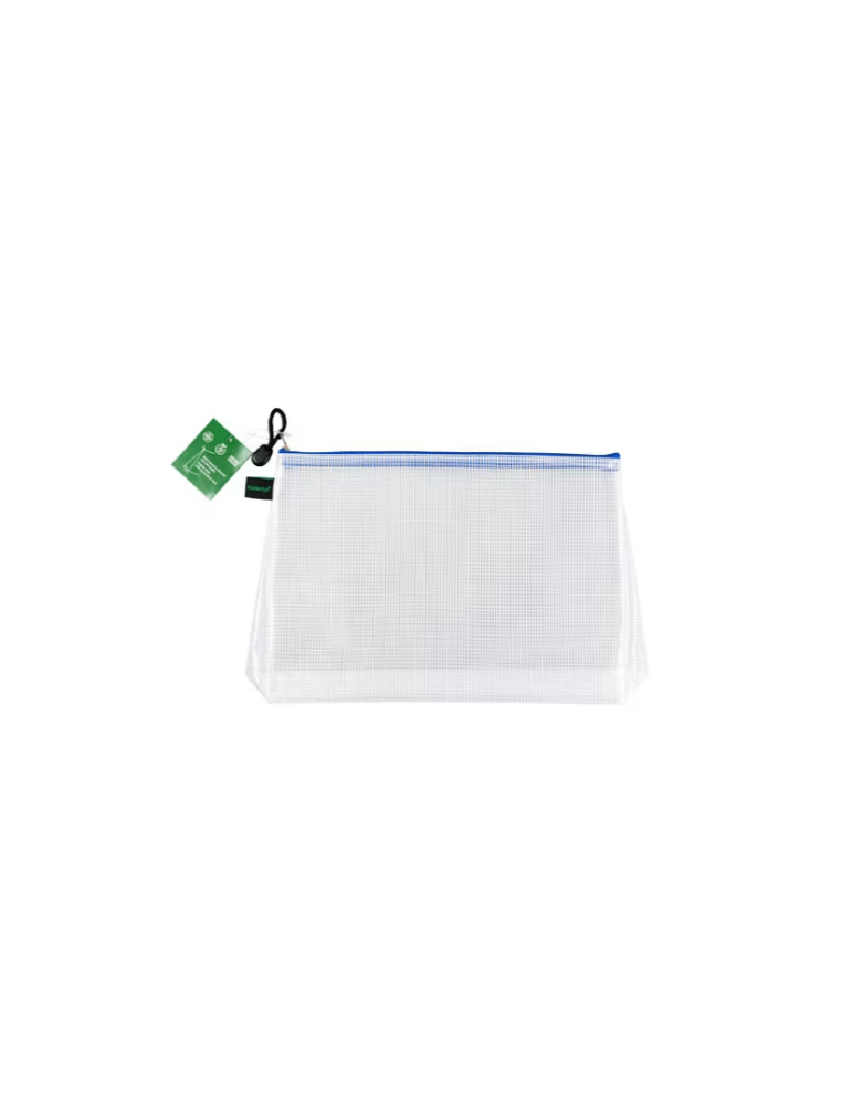 Enveloptas A5 Velcro met Balg Blauw 4.632-40