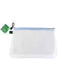 Enveloptas A5 Velcro met Balg Blauw 4.632-40