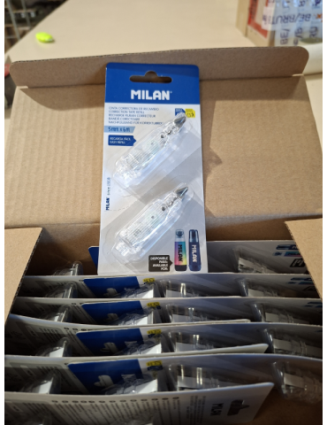 Blister pack 2 correction tape refills 5 mm x 6 m (Cylindrical & Exten