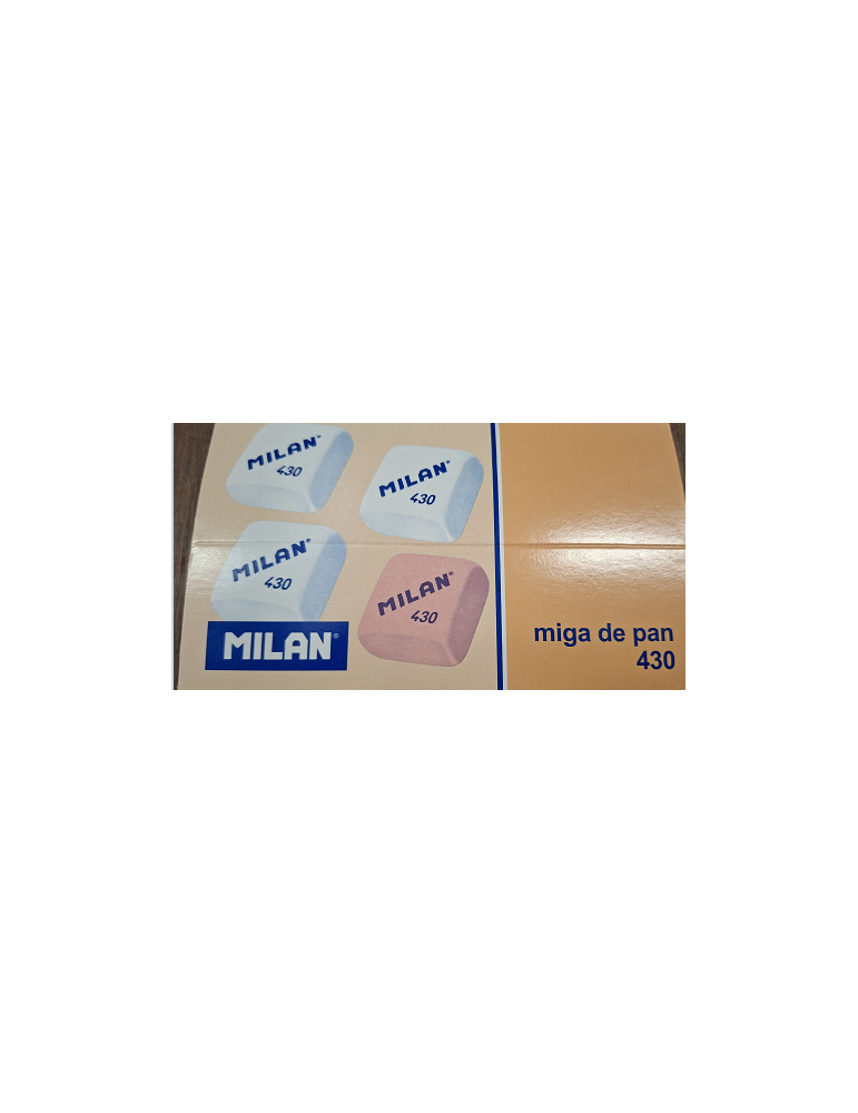 Box 30 soft synthetic rubber erasers 430, squared