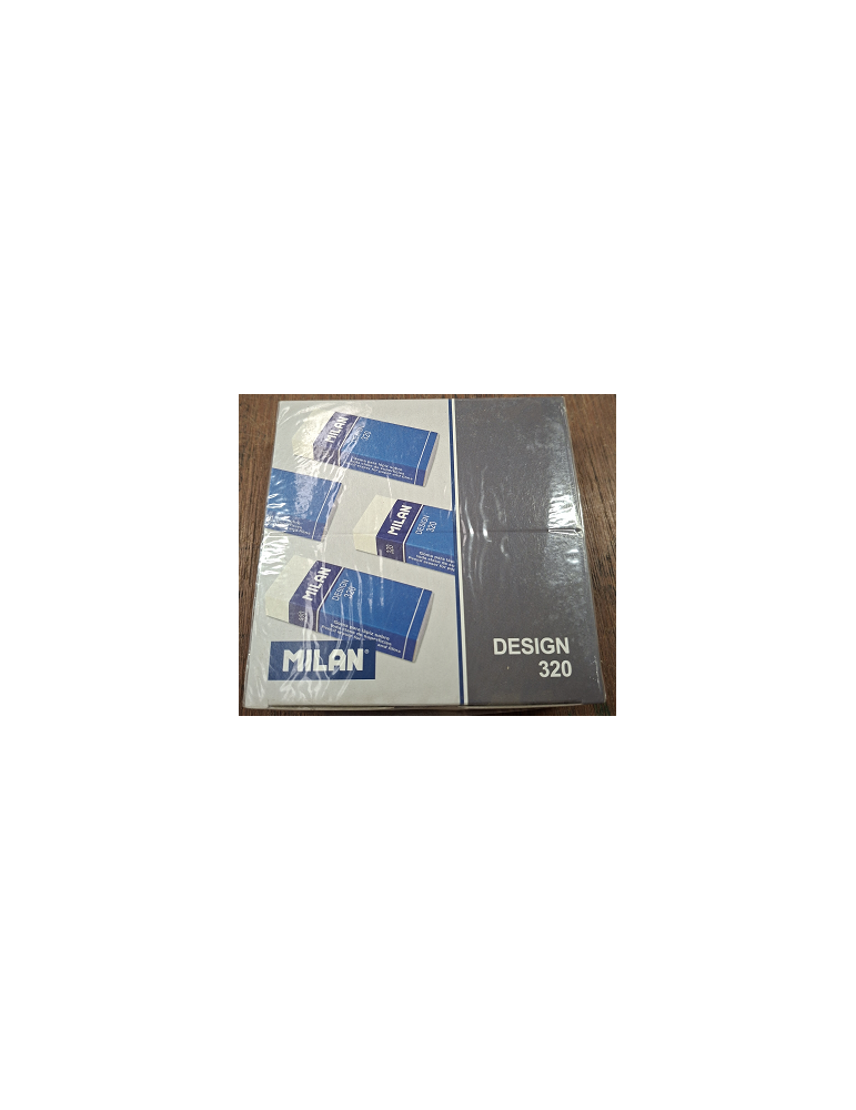 Box 20 DESIGN nata® 320 eraser (with carton sleeve and individuallywra