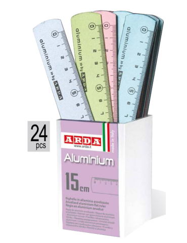 DISP 24 LATTES ALU 15CM FROST ASS
