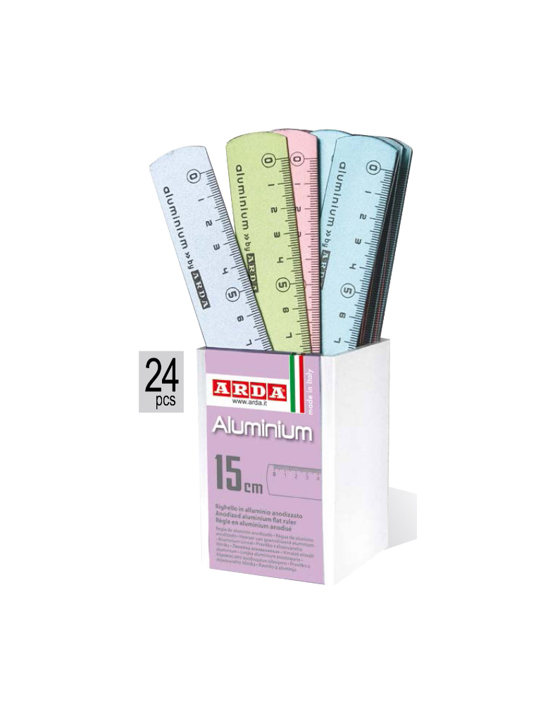 DISP 24 LATTES ALU 15CM FROST ASS