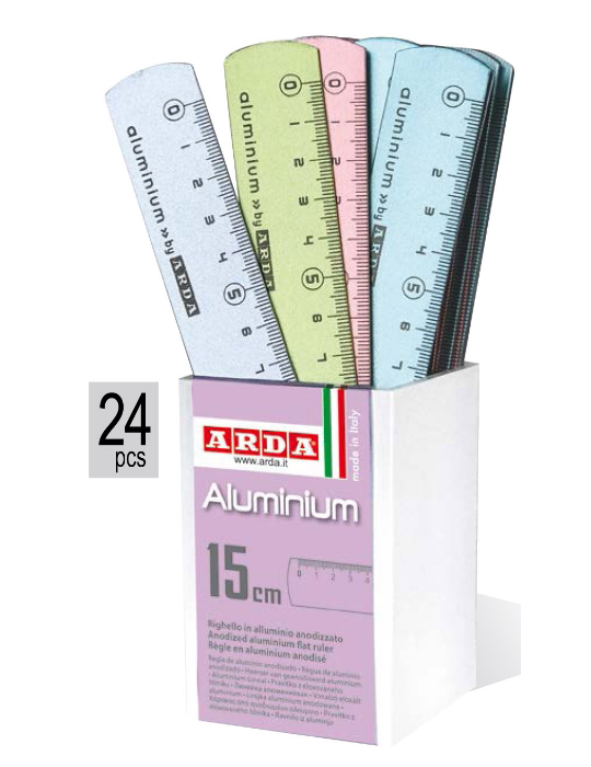 DISP 24 LATTES ALU 15CM FROST ASS
