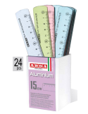 DISP 24 LATTES ALU 15CM FROST ASS