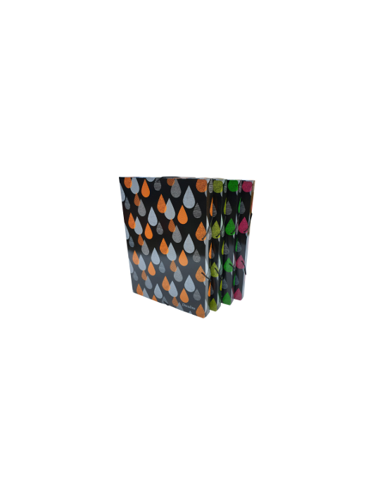 Elastobox A4 - Rug 25 mm - PP Drops Geassorteerd