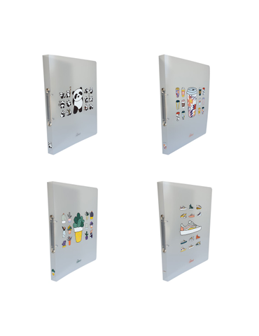 Classeur A4 2A25 PP Chill Assorti