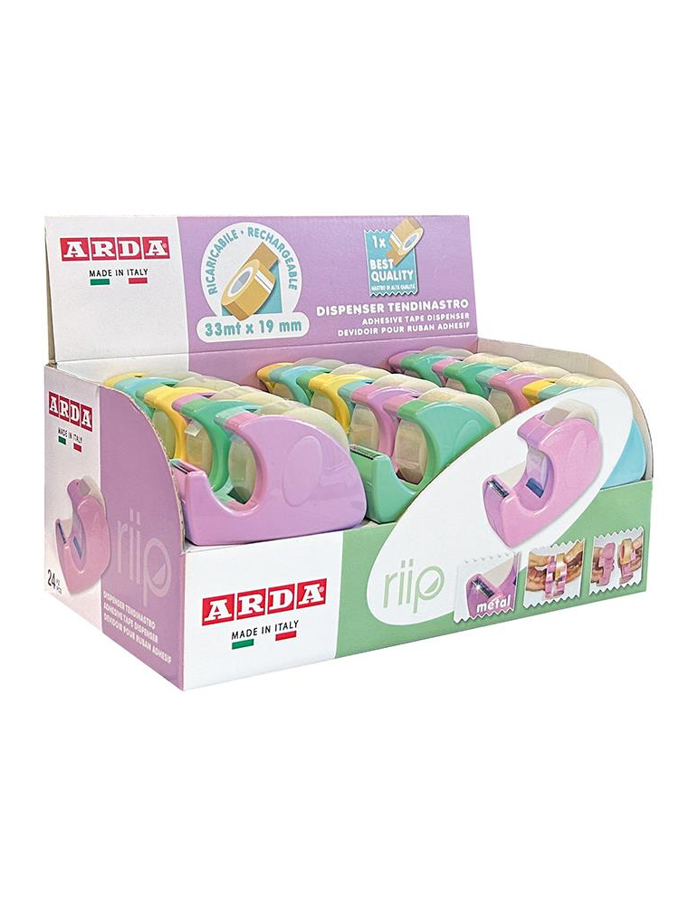 DISP 24 PASTEL COLORS 2.0 ADH TAPE