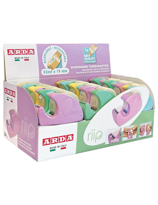 DISP 24 PASTEL COLORS 2.0 ADH TAPE