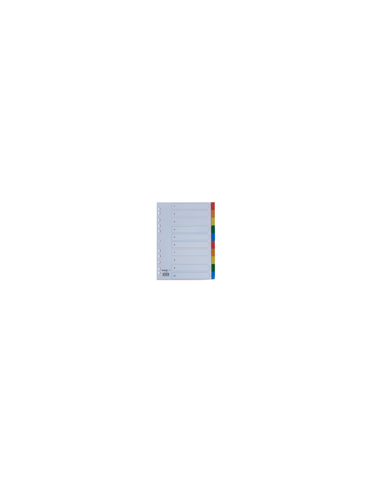 Tabbladen A4 PP 120µ 10 Tabs