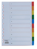 Intercalaires A4 PP 120µ 12 Onglets