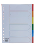 Intercalaires A4 XL PP 120µ 6 Onglets