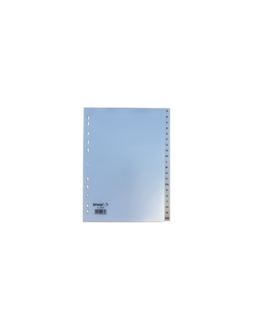 Intercalaires A4 Tr. PP 200µ A-Z