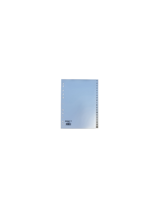 Intercalaires A4 Tr. PP 200µ A-Z