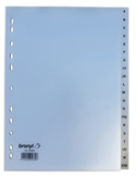 Tabbladen A4 Tr. PP 200µ A-Z
