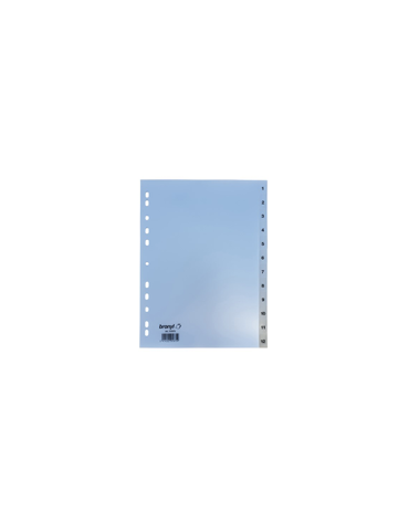 Intercalaires A4 Tr. PP 200µ 1-12