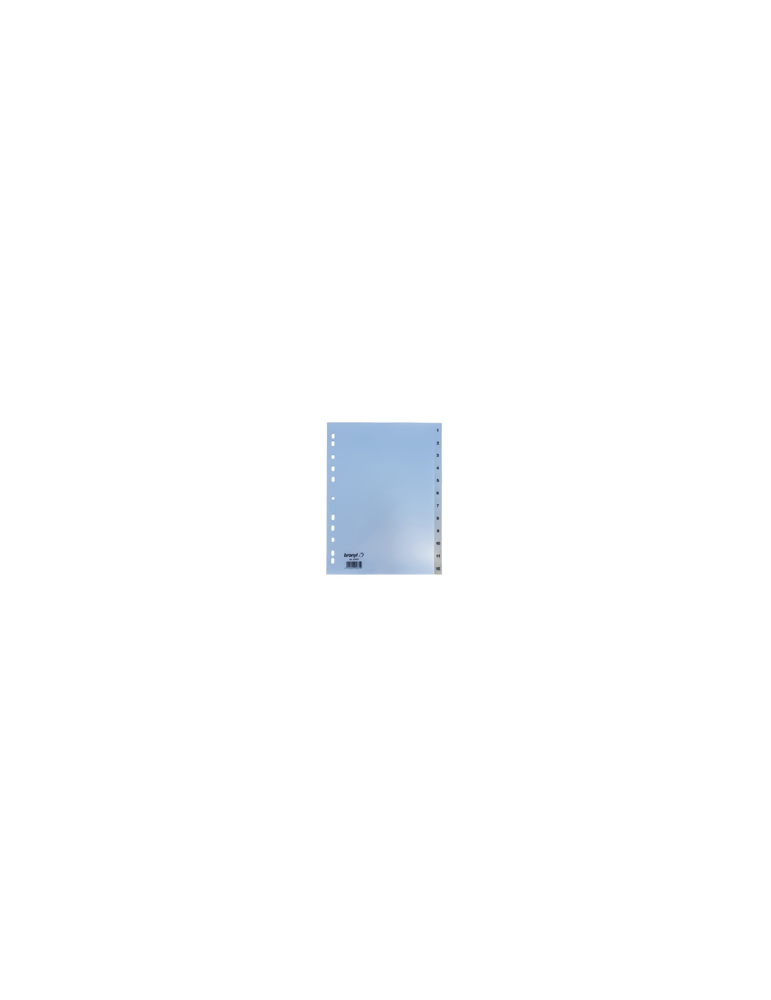 Intercalaires A4 Tr. PP 200µ 1-12